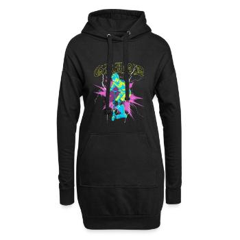 | de scooter Freestyle Cadeau pour enfants - Sweat-shirt à capuche long Femme - noir - Devant