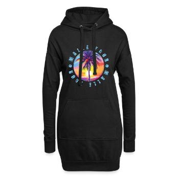 Malle Tour Bunt - Hoodie-Kleid - Schwarz - Vorne