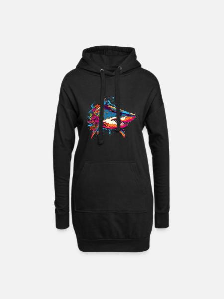 Hai - Hoodie-Kleid - Schwarz