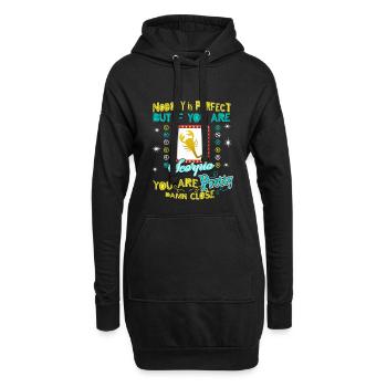 Retro Nobody is Perfect but if you are Scorpio - Hoodie Dress - black - Front