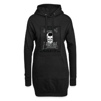 Je n'ai jamais rêvé que je serais un vieux mécanicien grincheux! - Sweat-shirt à capuche long Femme - noir - Devant