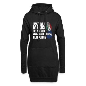 Basketball & Tacos Baseball Tacos Geschenk - Hoodie-Kleid - Schwarz - Vorne