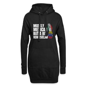 Anime & Skizzieren Mädchen Anime Skizzieren Gesche - Hoodie-Kleid - Schwarz - Vorne