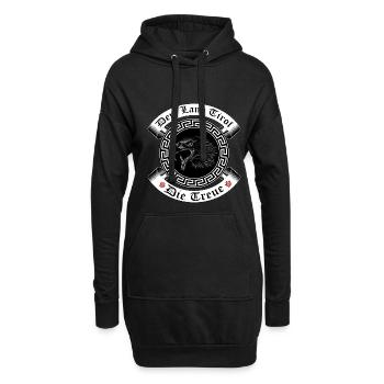 Tirol - Hoodie-Kleid - Schwarz - Vorne