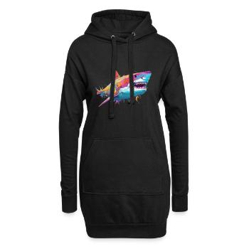 Hai - Hoodie-Kleid - Schwarz - Vorne