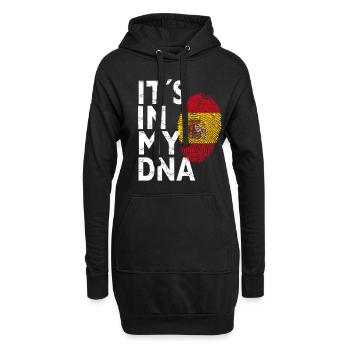 IT'S IN MY DNA Spain Flag Pride National Country - Hoodie-Kleid - Schwarz - Vorne