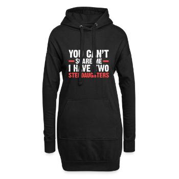 Bonus Papa Bonus Papa-Opa Stiefvater Geschenk - Hoodie-Kleid - Schwarz - Vorne