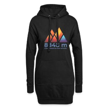 Endurance Challenge Mont Everest 8848 m Cyclisme - Sweat-shirt à capuche long Femme - noir - Devant