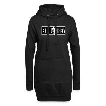 Eishockey - Eishockey TShirt - Hoodie-Kleid - Schwarz - Vorne