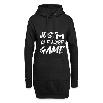 Gamer disant juste un autre jeu grunge - Sweat-shirt à capuche long Femme - noir - Devant
