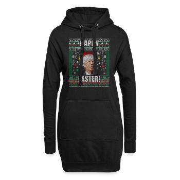Drôle Biden Pull de Noël moche Joyeuses Pâques - Sweat-shirt à capuche long Femme - noir - Devant