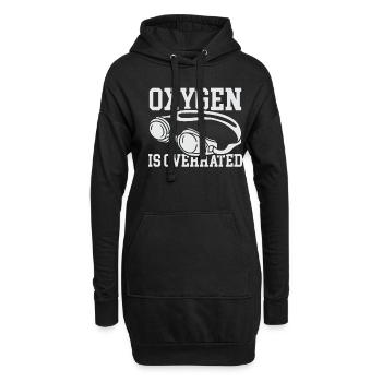 Schwimmlehrer Schwimmen Schwimmer - Hoodie-Kleid - Schwarz - Vorne