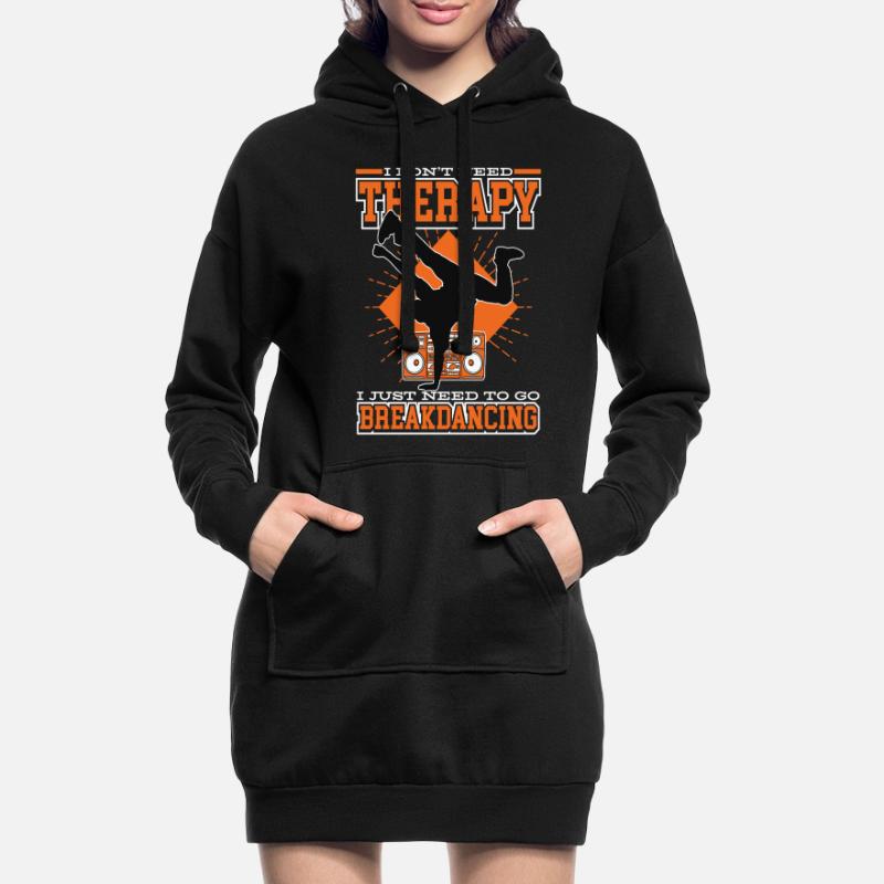 Breakdance Breakdancer Breakdancing Geschenkidee Hoodie-Kleid