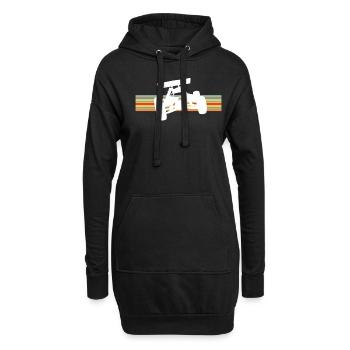 RC Auto Car Modellauto Modellbau Retro Geschenk - Hoodie-Kleid - Schwarz - Vorne