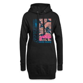 Sakarun Kroatien Strand Urlaub Meer Reisen - Hoodie-Kleid - Schwarz - Vorne
