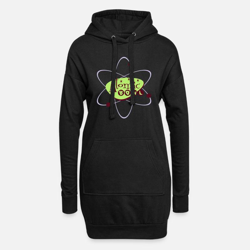 Atomic Bowl - Hoodie-Kleid - Schwarz