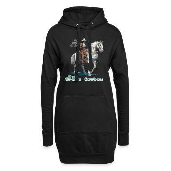 Space Cowboy - Hoodie-Kleid - Schwarz - Vorne