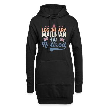 A Legendary Mailman Has Retired Postal Worker Mail - Hoodie Dress - black - Front
