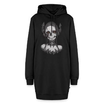 Halloween-Höllentanz: Dämonische Verführung - Hoodie-Kleid - Schwarz - Vorne