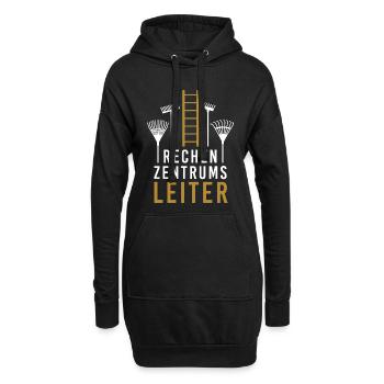 Rechenzentrumsleiter Computer EDV PC IT Nerd - Hoodie-Kleid - Schwarz - Vorne
