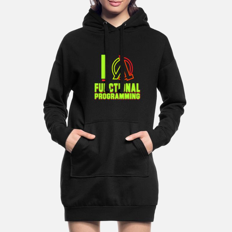 Programmer Lambda Hoodie Dress