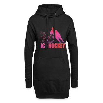 Hockey - Sweat-shirt à capuche long Femme - noir - Devant