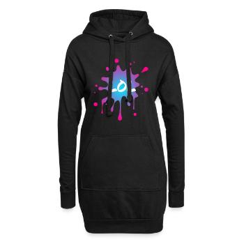 LOL - Hoodie-Kleid - Schwarz - Vorne