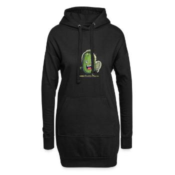 Pickleball Picklepaddle Pickle Sport - Hoodie-Kleid - Schwarz - Vorne