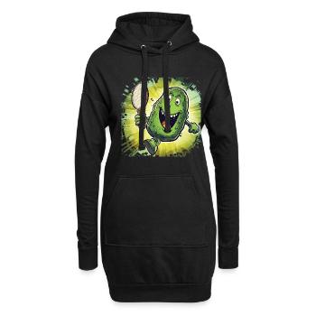 Pickleball Picklepaddle Pickle Sport - Hoodie-Kleid - Schwarz - Vorne
