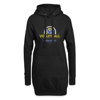 Ballsport - Hoodie-Kleid - Schwarz - Vorne