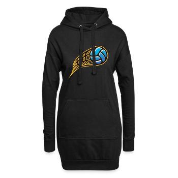 Ballsport - Hoodie-Kleid - Schwarz - Vorne