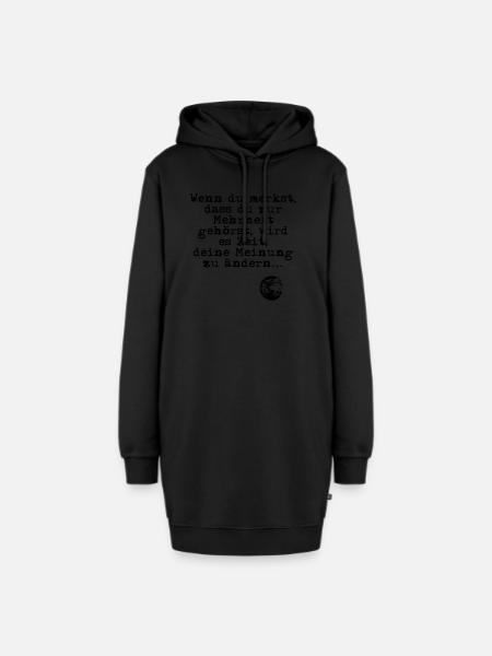Philosophie T-Shirt als Geschenk zB für Geburtstag - Hoodie-Kleid - Schwarz