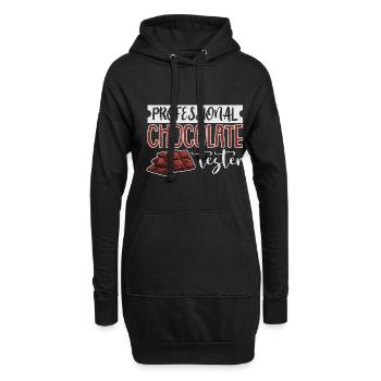 Chocolat chocolat gourate sucré chocolate chocolat - Sweat-shirt à capuche long Femme - noir - Devant