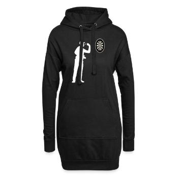 Darts Darts Player Darts Game Darts Darts Fan Cadeau - Sweat-shirt à capuche long Femme - noir - Devant