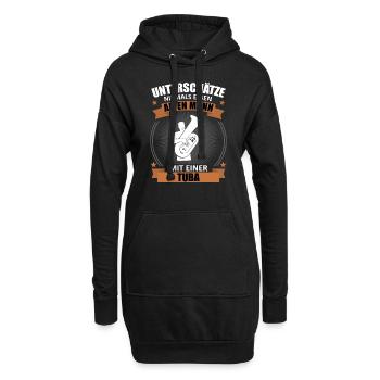 Old Man Master Tuba Honorary Gift - Hoodie Dress - black - Front