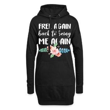 Scheidung Trennung Single Party Ehe - Hoodie-Kleid - Schwarz - Vorne