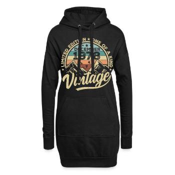 Original décembre 1978 - Cadeau d’anniversaire 47e - Sweat-shirt à capuche long Femme - noir - Devant