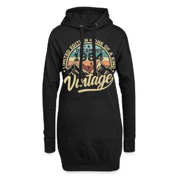 Original Dezember 1984 - 41. Geburtstag Geschenk - Hoodie-Kleid - Schwarz - Vorne
