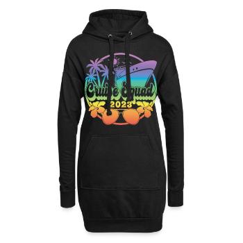 Cruise Squad 2023 Croisière Famille Amis Vacances - Sweat-shirt à capuche long Femme - noir - Devant