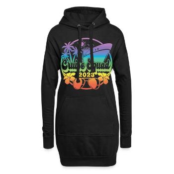 Cruise Squad 2023 Croisière Famille Amis Vacances - Sweat-shirt à capuche long Femme - noir - Devant