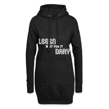 Legen Wait For It Dary Legendary Barney himym - Hoodie-Kleid - Schwarz - Vorne