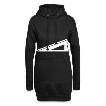 Tente de toit Toit élevé Toit pliant Camping-car - Sweat-shirt à capuche long Femme - noir - Devant