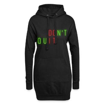 Do It Red Green Motivation Sayings Quote Motto - Sweat-shirt à capuche long Femme - noir - Devant