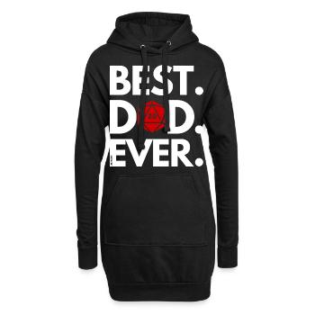 Dragons Bester Vater aller Zeiten D20 - Bester - Hoodie-Kleid - Schwarz - Vorne