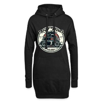 Chemise Ratsking Ratlook – Style rustique personnalisé - Sweat-shirt à capuche long Femme - noir - Devant