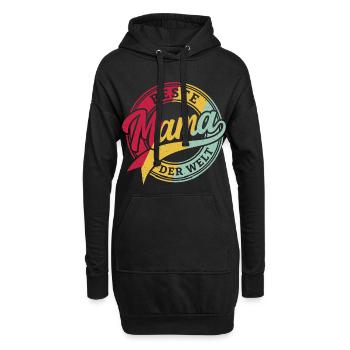 Cadeau de la Meilleure T-shirt Maman du Monde pour la fête des mères - Sweat-shirt à capuche long Femme - noir - Devant