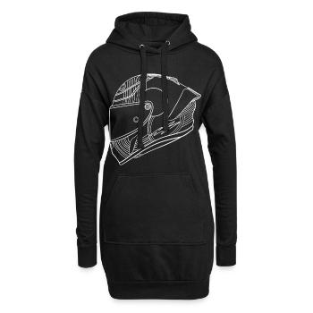 Weis Helm - Hoodie-Kleid - Schwarz - Vorne
