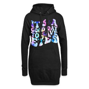 Es ist ein guter Tag, Augen retten, Augenarzt, Technik, Krankenschwester - Hoodie-Kleid - Schwarz - Vorne