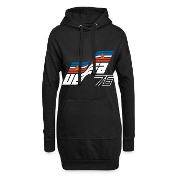Yougoslavie - Football design 1976 (w) - Sweat-shirt à capuche long Femme - noir - Devant