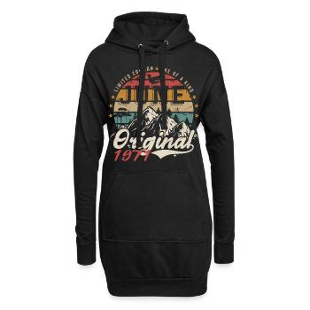 Juni 1971 Geburtstag Juni 1971 Geschenk Juni 1971 - Hoodie-Kleid - Schwarz - Vorne